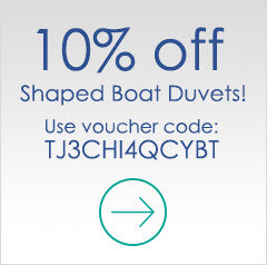 10% off Shaped Boat Duvets